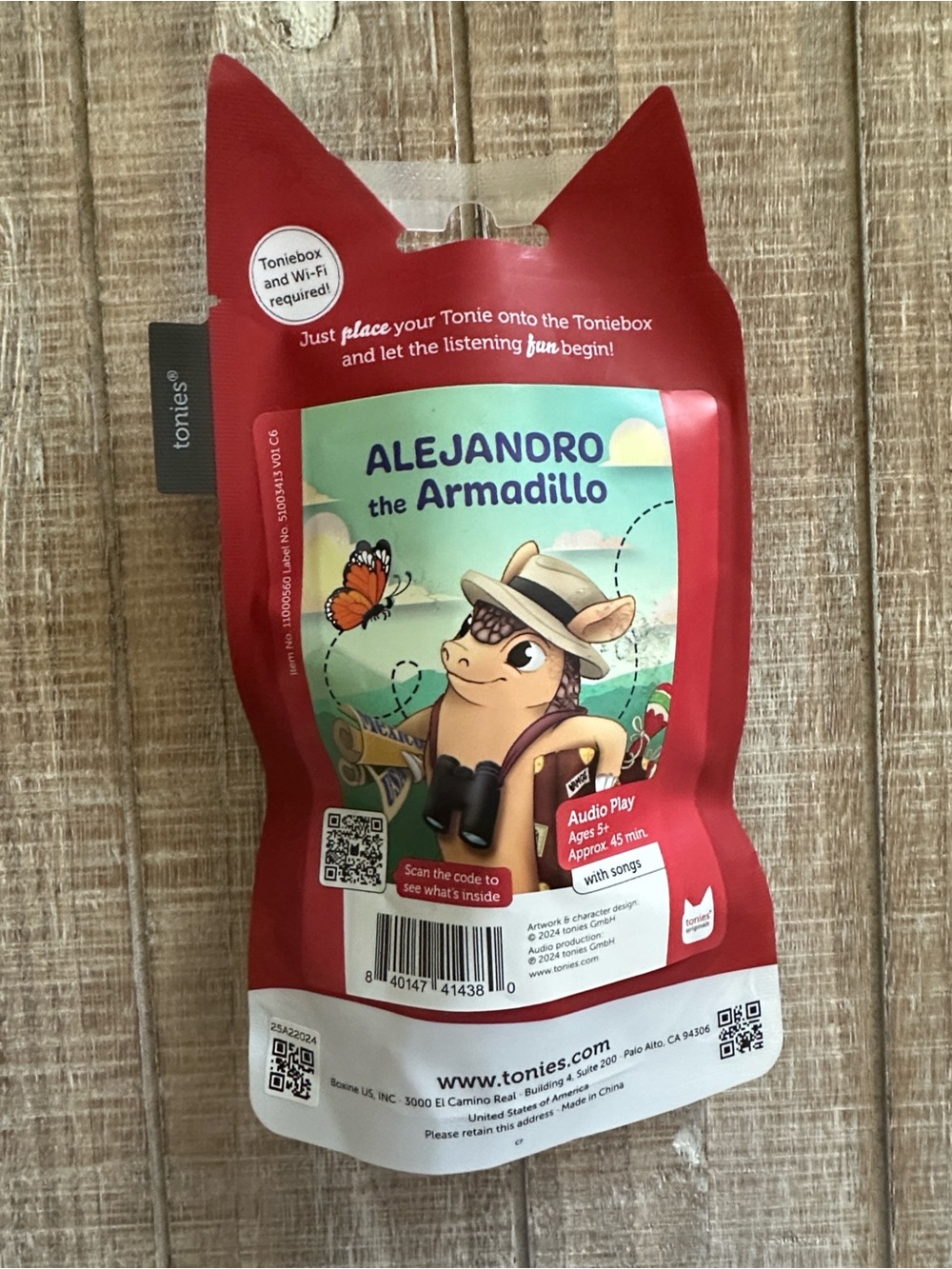 Tonies Alejanoro the Armadillo Audio Figure - Orange - Picture 2 of 4
